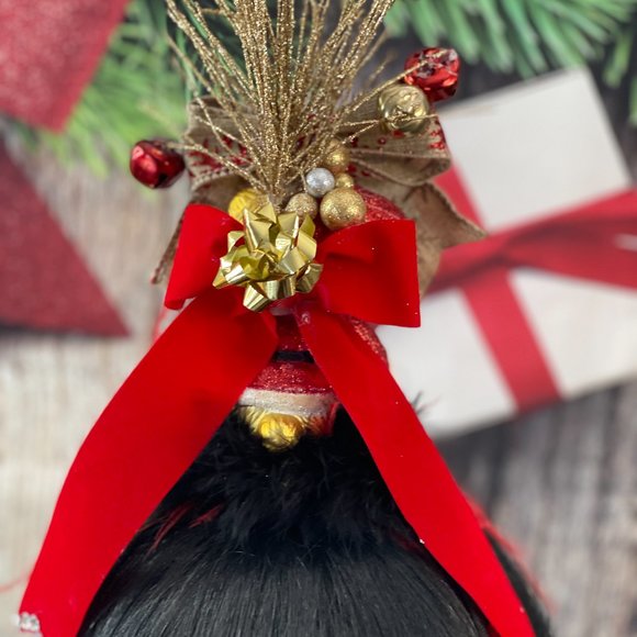 Christmas Teddy Bear Headband - Christmas Top hat| - Picture 8 of 16